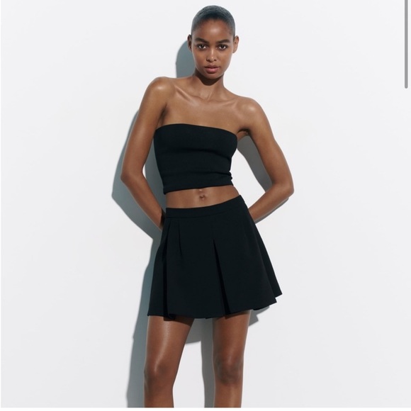 Zara Pleated Skirt - Picture 2 of 11